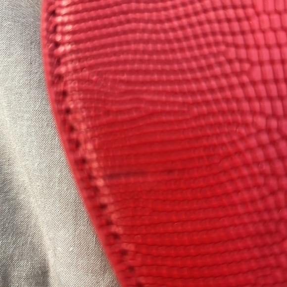 Kate Spade Red Secret Admirer Heart Lizard Embossed Leather Crossbody Bag - Picture 7 of 11